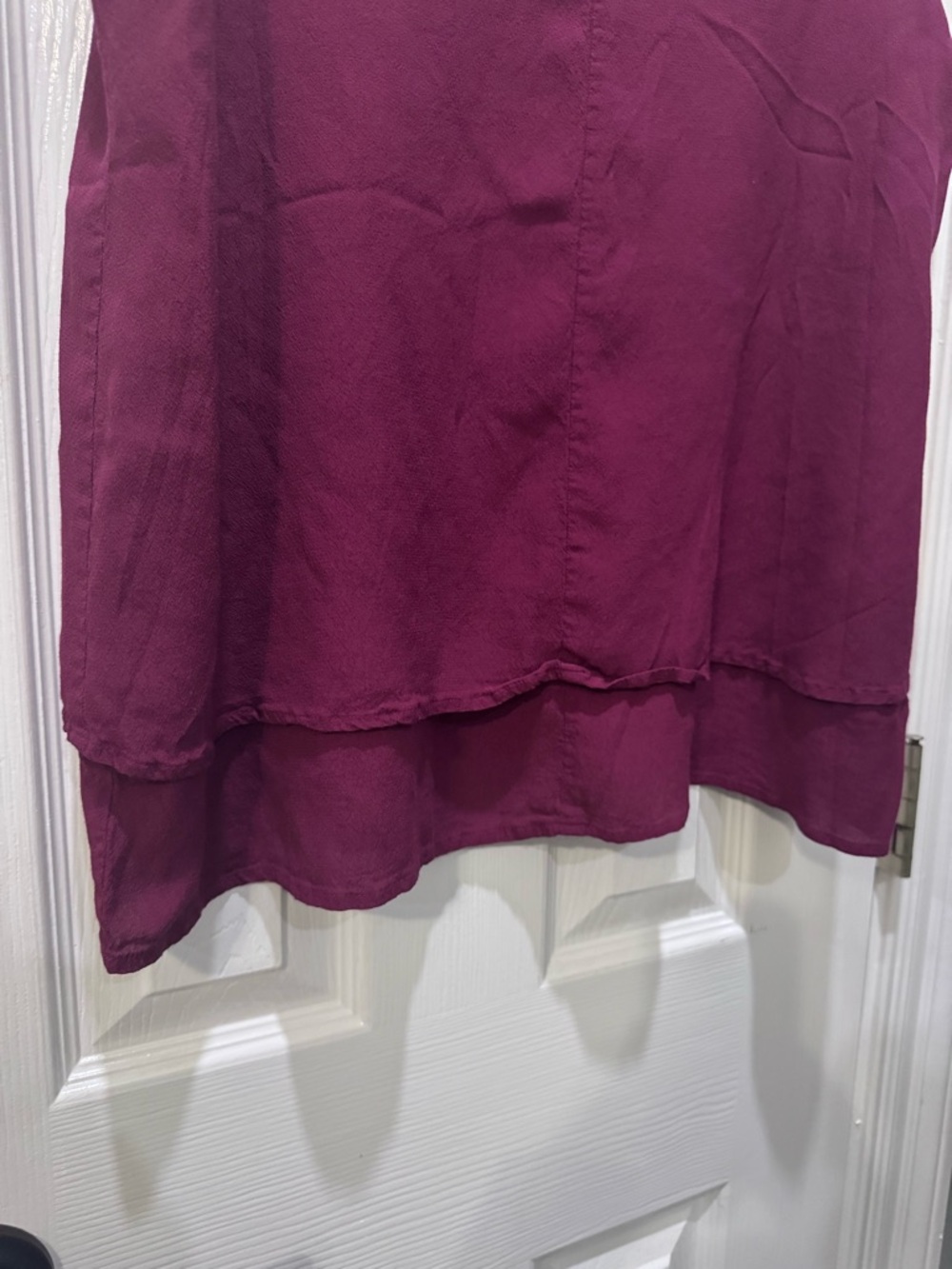 LOFT Plum V-Neck Double-Layer Camisole - Picture 3 of 6
